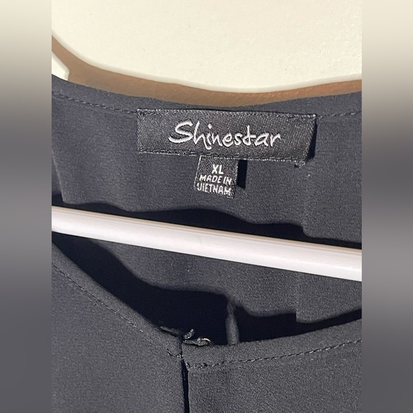 Shinestar Ruffled/Layered Racerback Tank - Picture 3 of 3